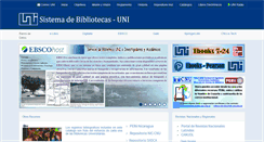 Desktop Screenshot of bib.uni.edu.ni