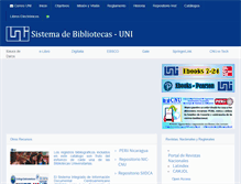 Tablet Screenshot of bib.uni.edu.ni