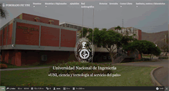 Desktop Screenshot of postgradofic.uni.edu.pe