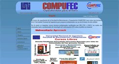 Desktop Screenshot of compufec.uni.edu.ni