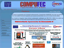 Tablet Screenshot of compufec.uni.edu.ni