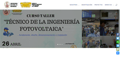 Desktop Screenshot of cer.uni.edu.pe