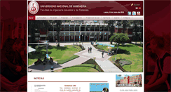 Desktop Screenshot of fiis.uni.edu.pe