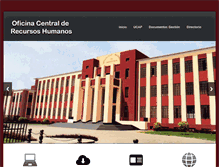 Tablet Screenshot of cenca.uni.edu.pe